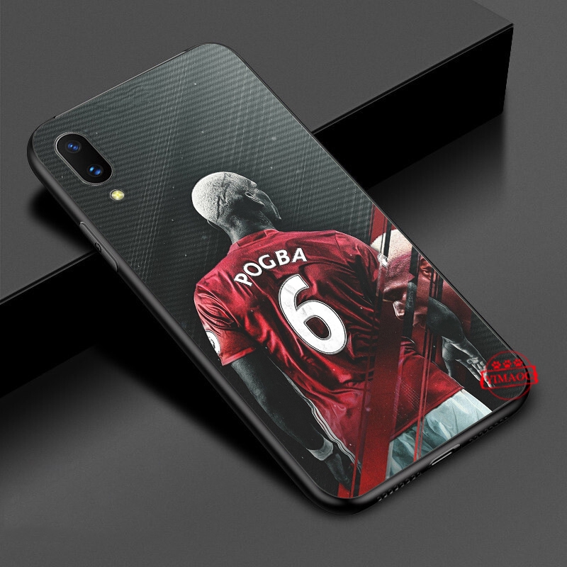 Ốp lưng dẻo hình cầu thủ bóng đá Paul Pogba cho Samsung Note 8 9 10 Plus A10S A20S A30S A40S A50S A70S