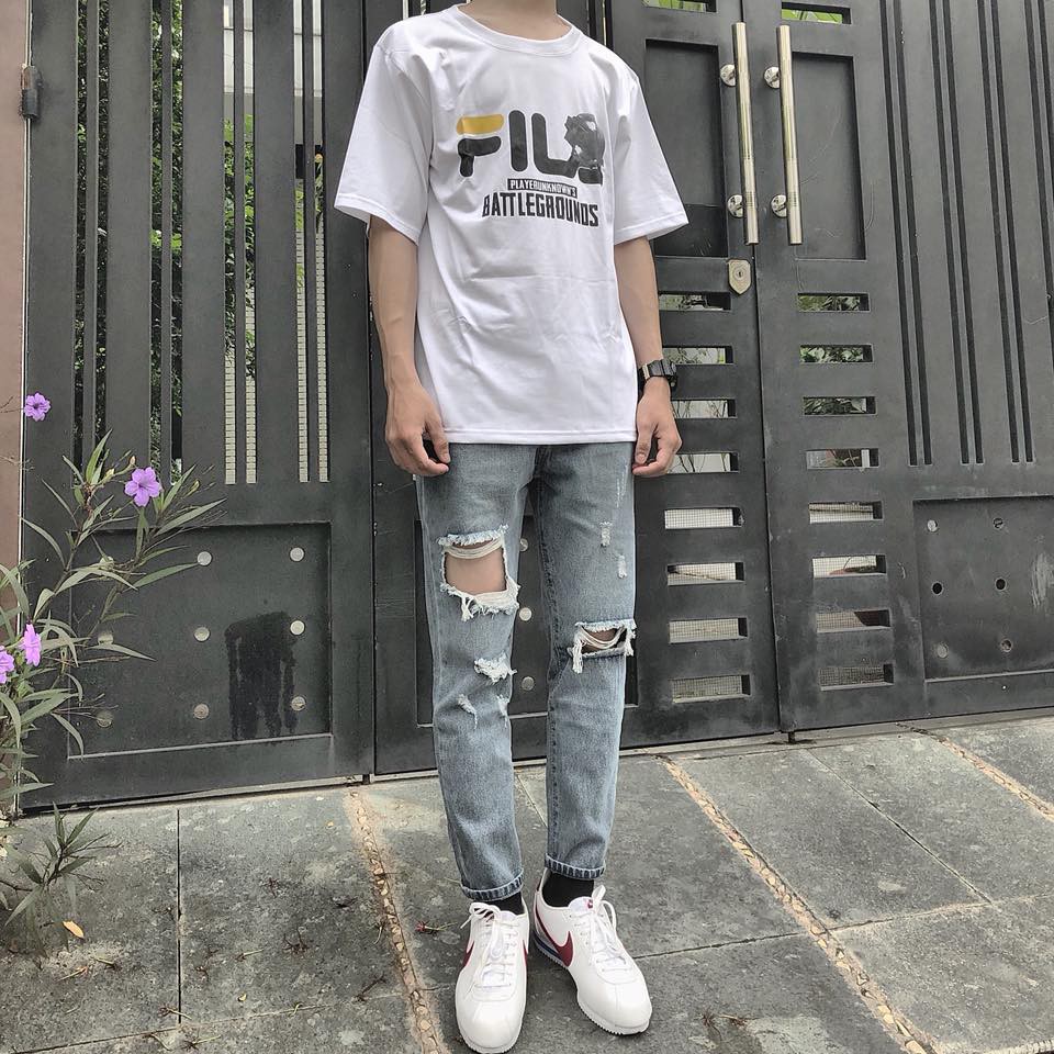 Baggy jean rách ver.2  YAYSHOP cực cá tính