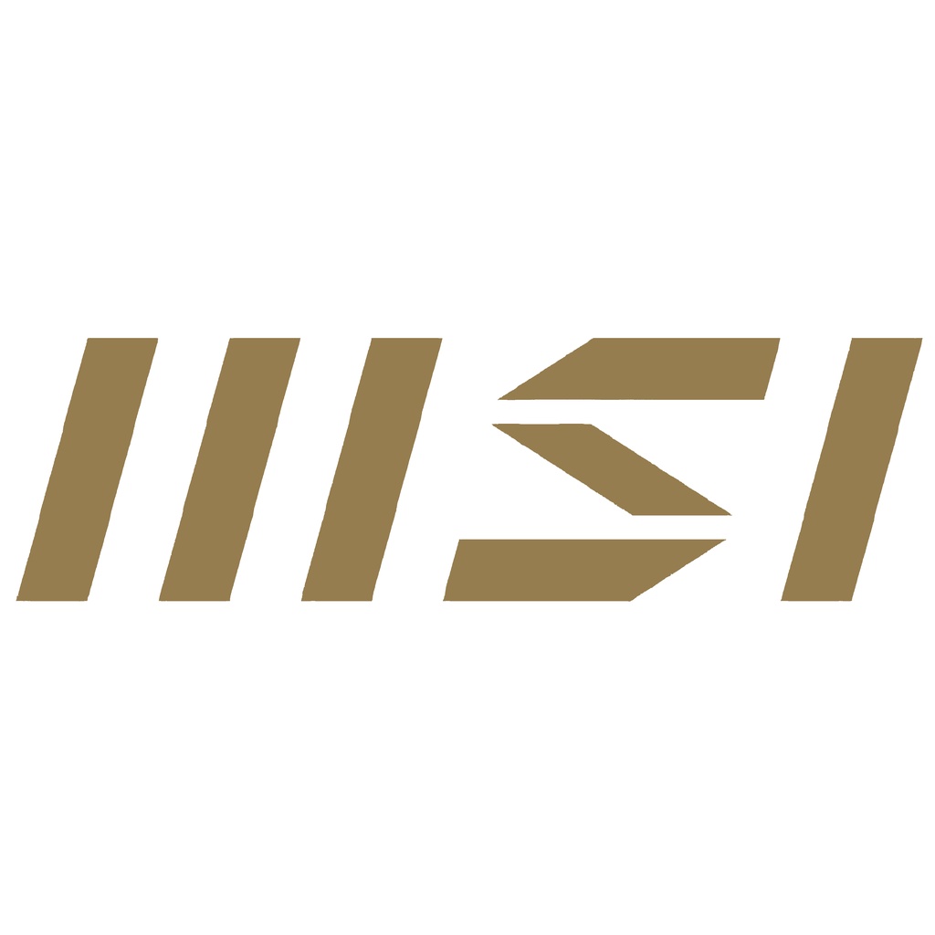 Sticker hình dán decal logo MSI, hình dán laptop MSI, logo decal laptop