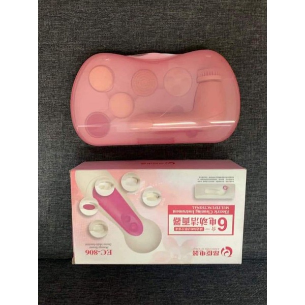 BỘ DỤNG CỤ RỬA MẶT + MASSAGE MẶT 6IN1