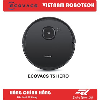 Robot hút bụi lau nhà Ecovacs T5 Hero, new 100% - VIETNAMROBOTECH số 1về hậu mãi, chăm sóc khách hàng