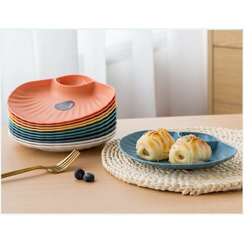 Đĩa nhựa hình vỏ sò, đĩa nhựa decor