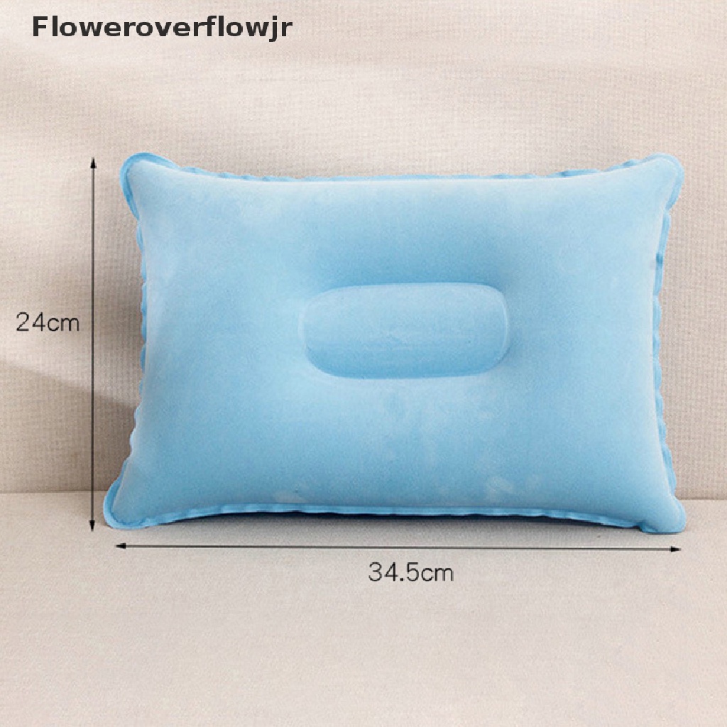 Gối ngủ bơm hơi bằng nylon siêu nhẹ dùng khi đi cắm trại ngoài trời