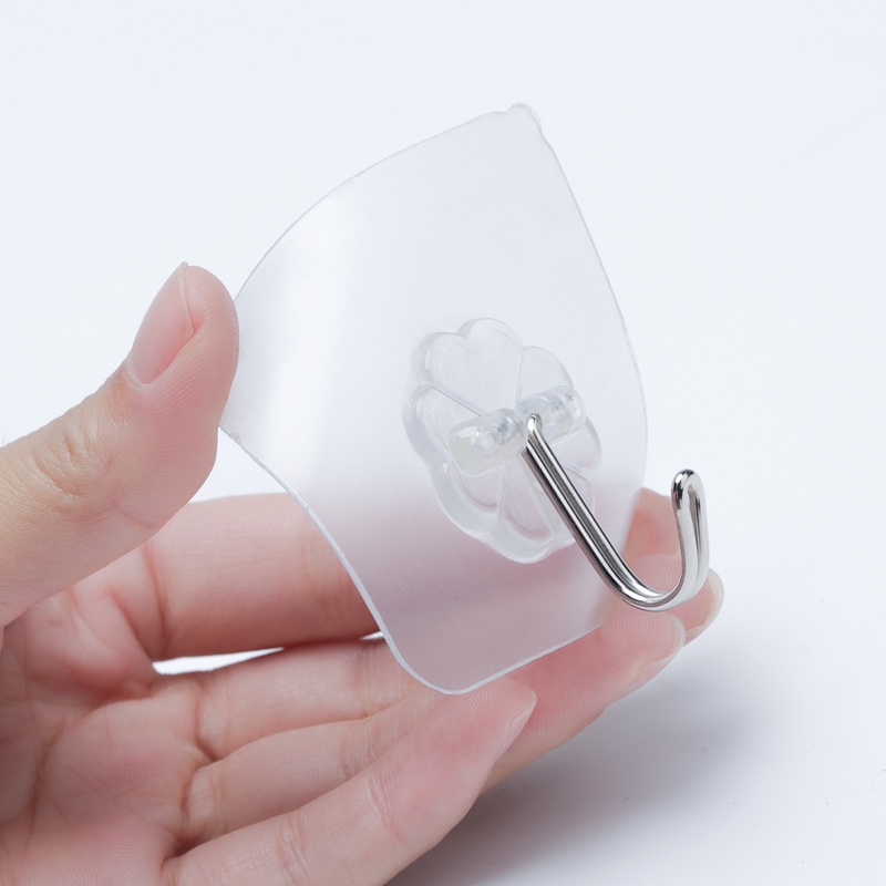 Bộ 10 móc dán tường chịu lực, miếng dán siêu dính cường lực - Elliver