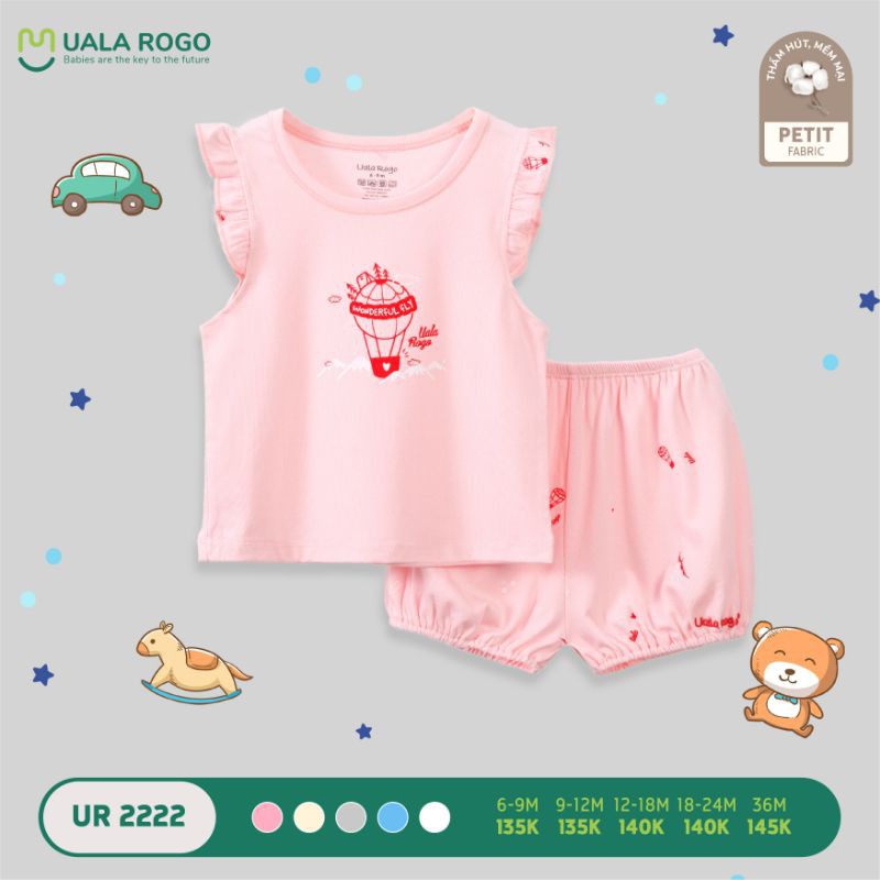 MẪU MỚI NHẤT UALA 2021 Bộ Petit Ba Lỗ uala