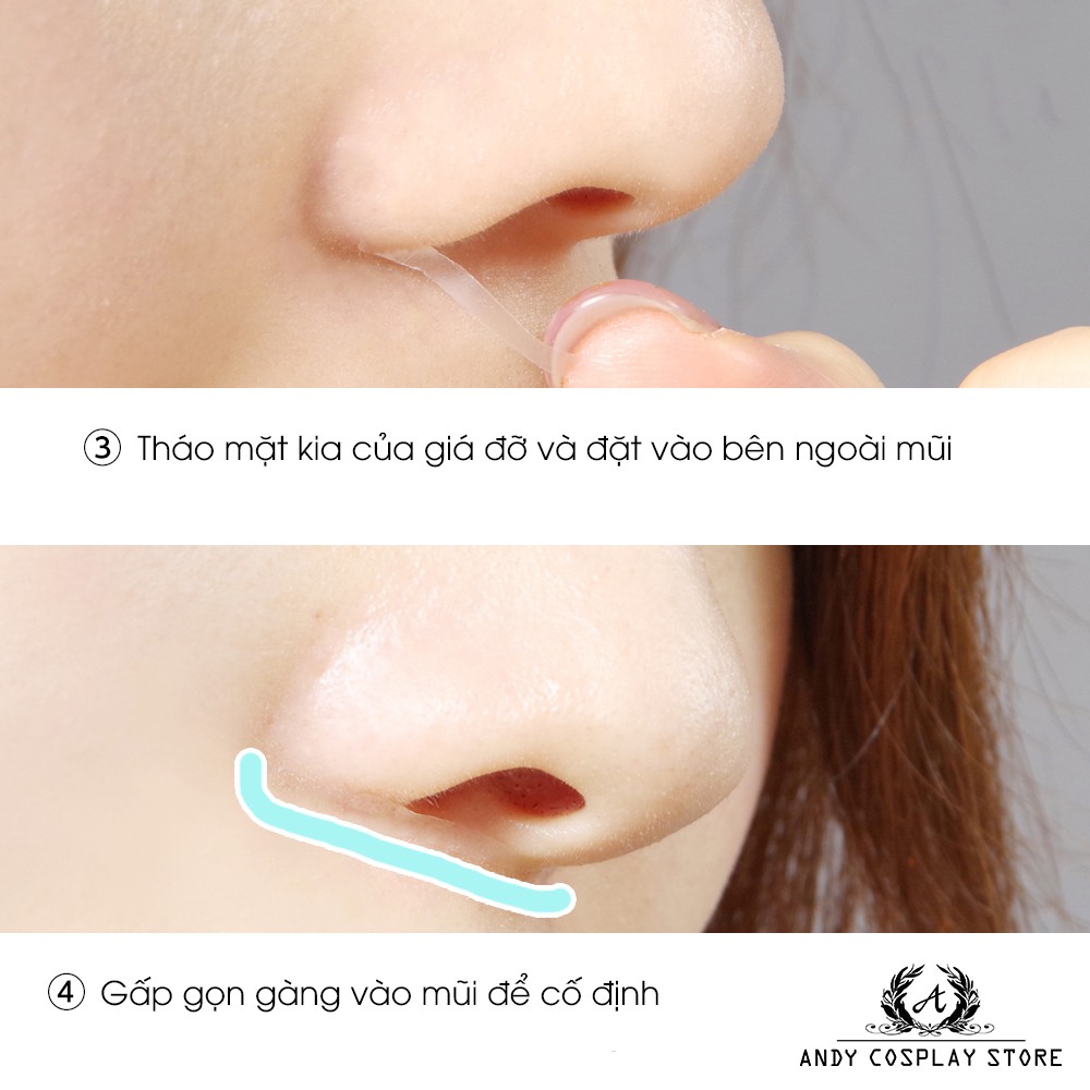 [CÓ SẴN] Miếng dán thu gọn mũi Assist Wig