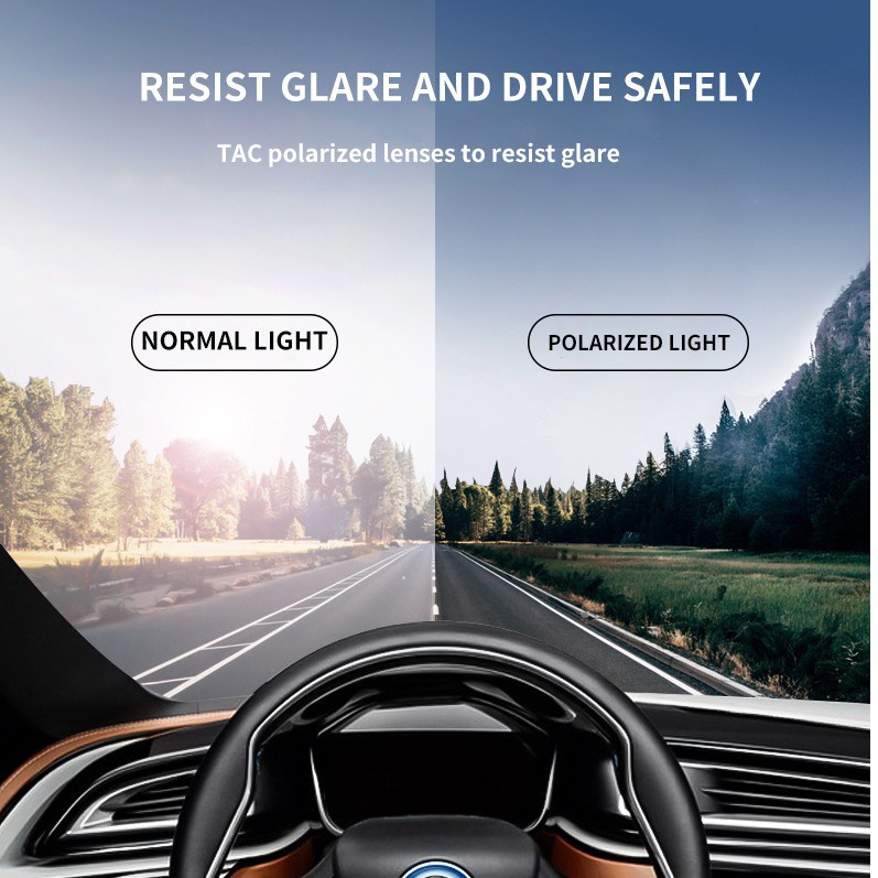 Kính Mát Phân Cực Gọng Kim Loại Nhiều Màu Sắc Gọn Nhẹ Thời Trang Cho Nam | BigBuy360 - bigbuy360.vn