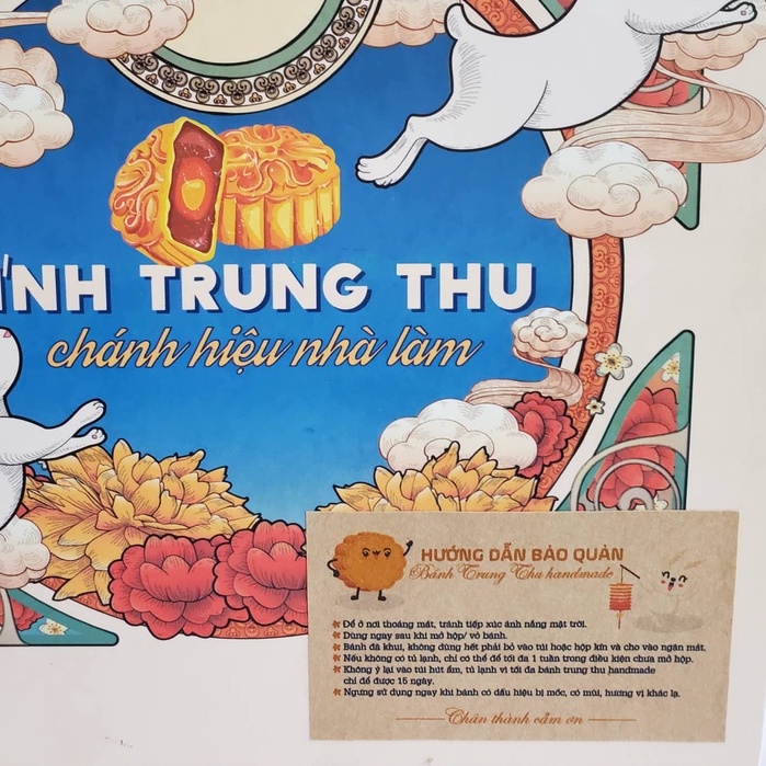 Decal Bảo Quản/Hướng dẫn sử dụng Bánh Trung Thu