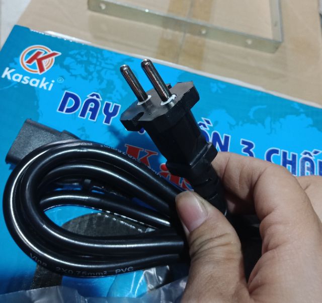 Dây nguồn 3 chấu sử dụng cho CPU, nồi cơm, lẩu điện, siêu thuốc...