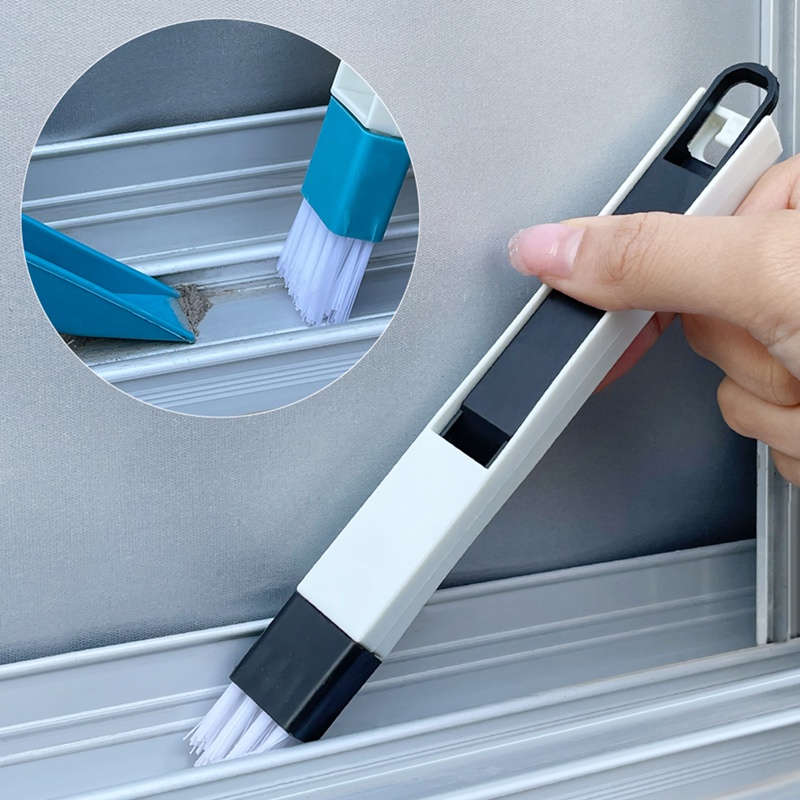 Bàn Chải Mini Làm Sạch Khe Cửa Sổ/Bàn Phím Tiện Lợi 2 Trong 1