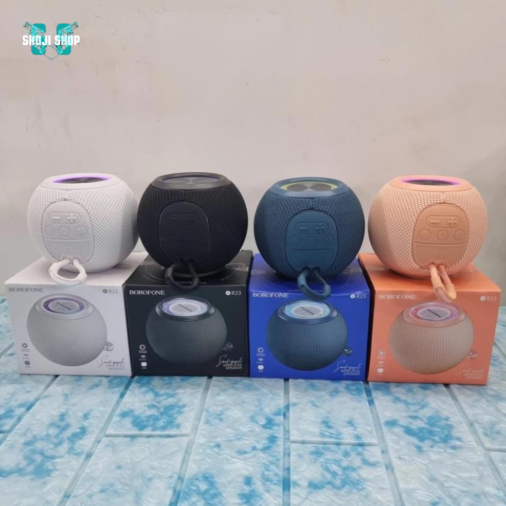Loa Bluetooth BOROFONE BR23 Hình Cầu LED Tròn, Âm Thanh Sống Động bảo hành 12 tháng