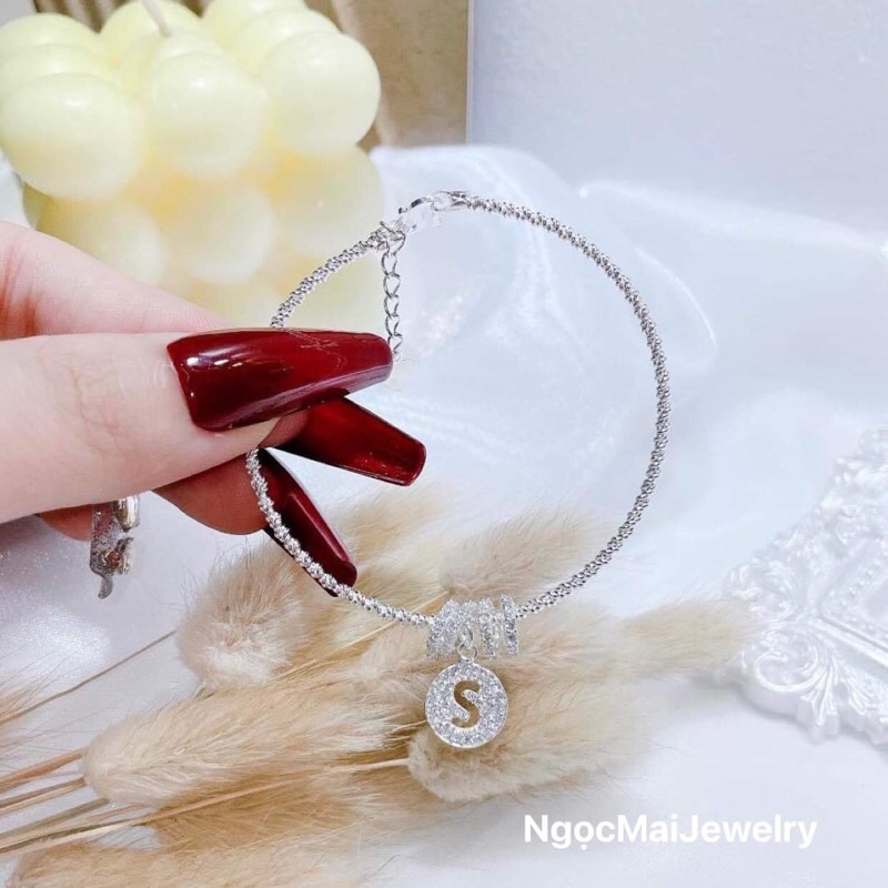 Lắc nữ bạc dáng vòng Pa.nDora đủ chữ cái xinh xắn sang trọng đẹp mê ly - Ngọc Mai Jewelry