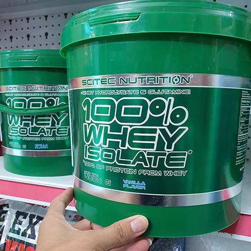 Whey | Whey Protein Isolate Scitec - Sữa Tăng Cơ Không Tăng Mỡ 4kg - Chính Hãng - SUPPCARE