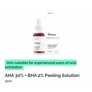 Tẩy tế bào chết hoá học AHA 30% + BHA 2% Peeling Solution (30ml)