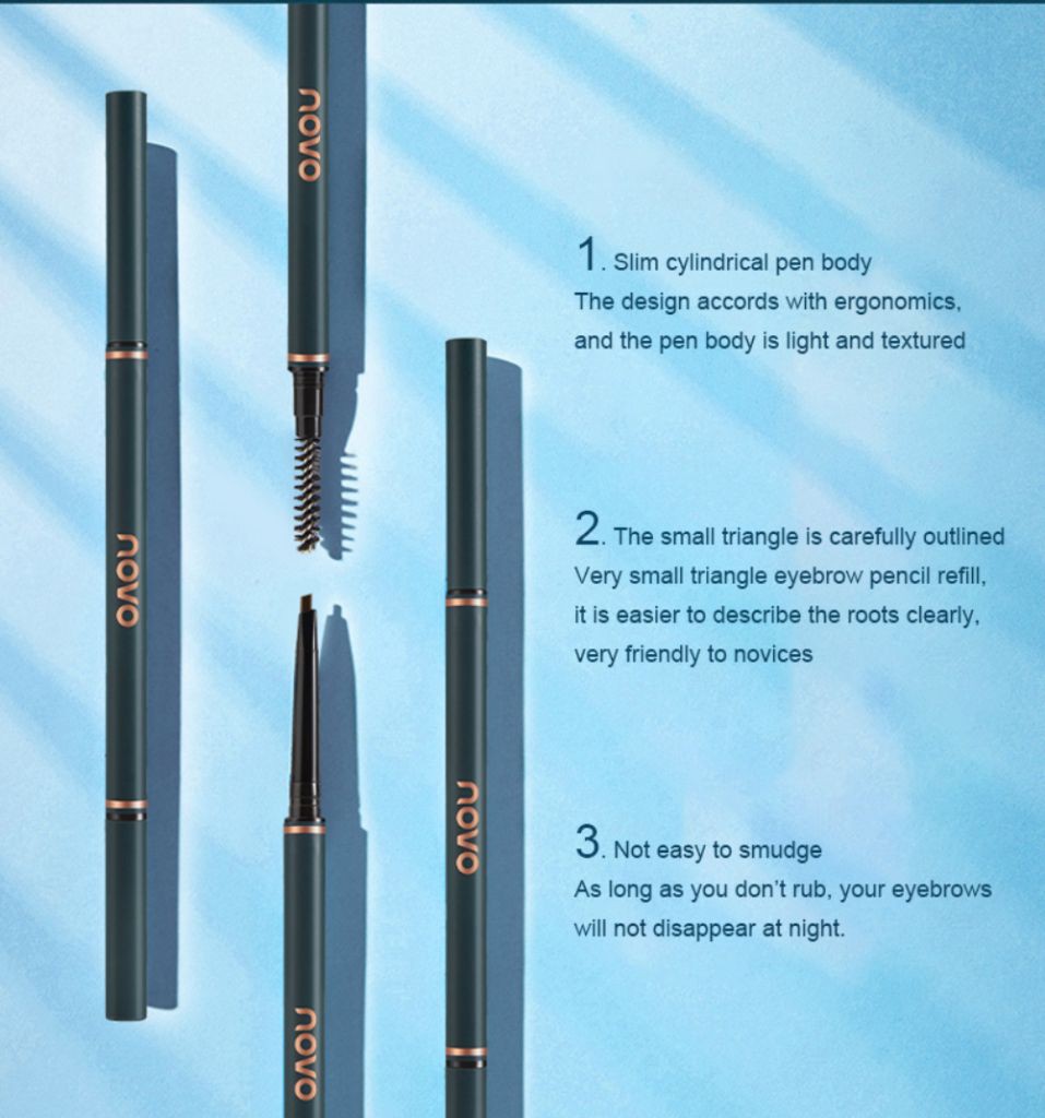 ☀☀☀ (Hàng Mới Về) Bút Chì Kẻ Lông Mày Ngòi Tam Giác Mềm Mại Không Nhòe Màu ☝☝☝ | BigBuy360 - bigbuy360.vn