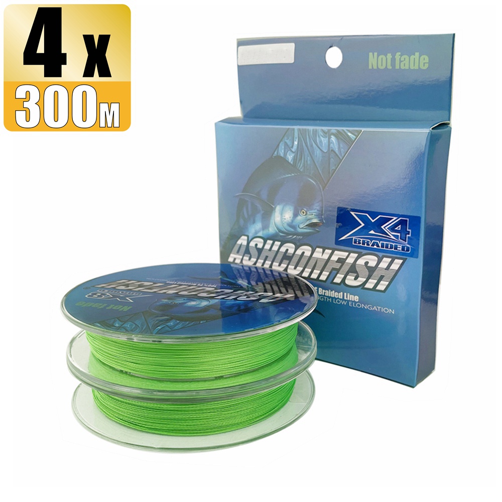 Cuộn Dây Câu Cá 4 Sợi PE 300M Không Phai Màu Không Thấm Nước