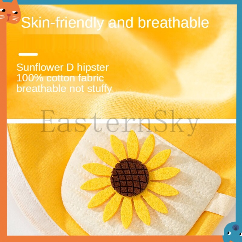 Đầm Ngắn Thoáng Khí Họa Tiết Hoa Hướng Dương Dễ Thương Cho Thú Cưng