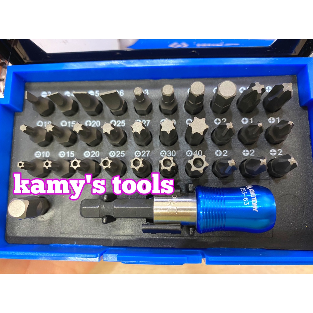 Bộ mũi vít Kingtony 32 chi tiết model 1032CQ