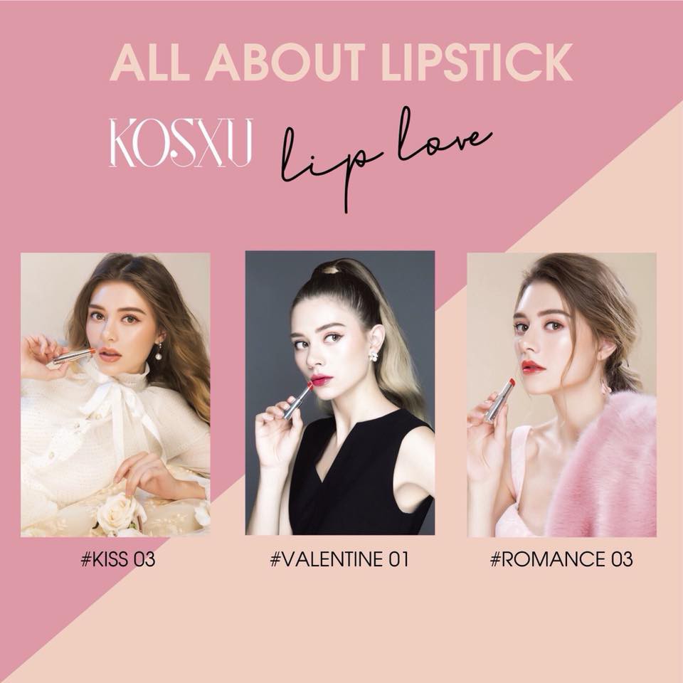SON DƯỠNG CÓ MÀU KOSXU LIP LOVE đủ màu