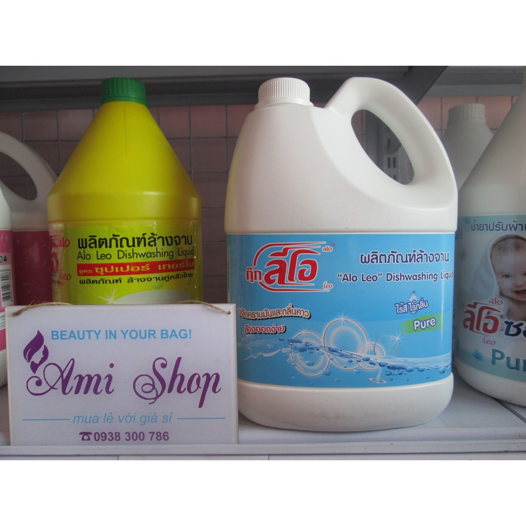 Nước rửa chén Thái Lan hương CHANH can 3800ml