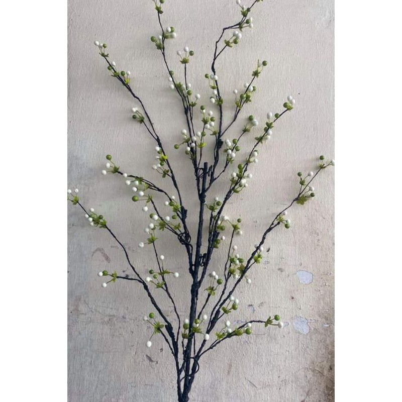 Sỉ cành Cherry điểm xịn dày cao 90cm- Cành quả giả