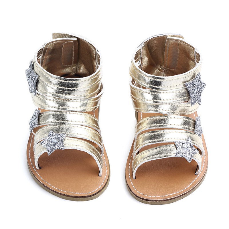 Giày sandals chống trượt cho bé gái dùng tập đi thiết kế đáng yêu