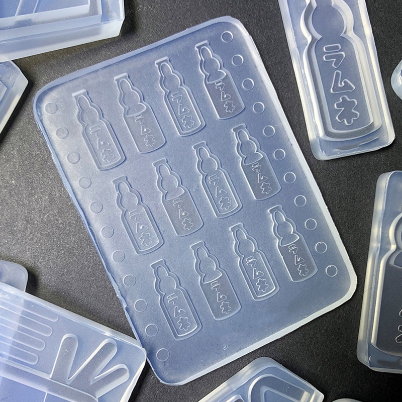 Khuôn LàM Móc KhóA DIY HìNh Đồ Ăn BằNg Silicone