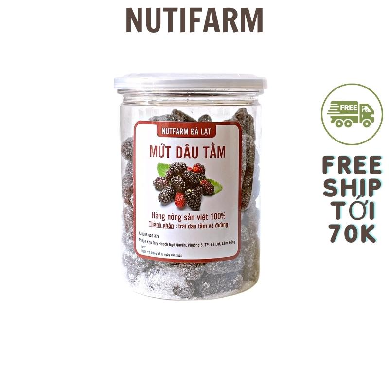 Kẹo dâu tằm 400gr NutiFarm đồ ăn vặt đà lạt vừa ngon vừa rẻ