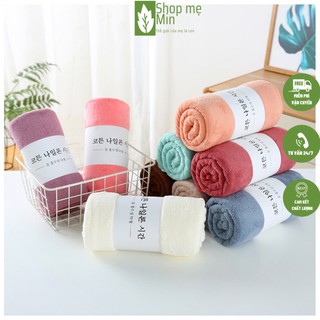 Khăn Tắm Lông Cừu Hàn Quốc Size 70x140cm - Khăn Tắm Hàn Quốc Chất Bông Mềm Mịn, Thấm Nước Nhanh - MIN54