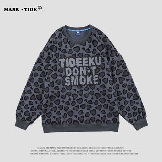 [ORDER] Sweater da báo Tideenku Dont Smoke
