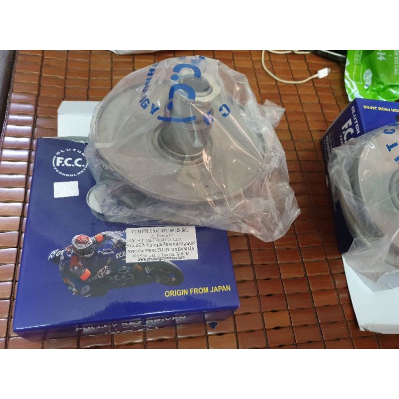 FREEShip bộ Puly côn sau SHVN FCC 125 150 (truyền động ly hợp cho xe máy SH viet nam vietnam) Bảo hành 1 đổi 1