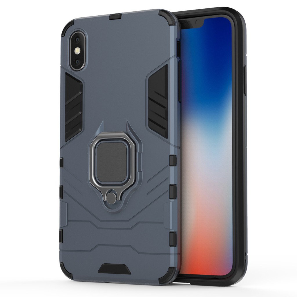 Ốp lưng Iphone XS Max Ốp batman ốp ironman ốp chống sốc iphone kèm iring 360 độ chống xem video hít từ tính oto tiện lợi