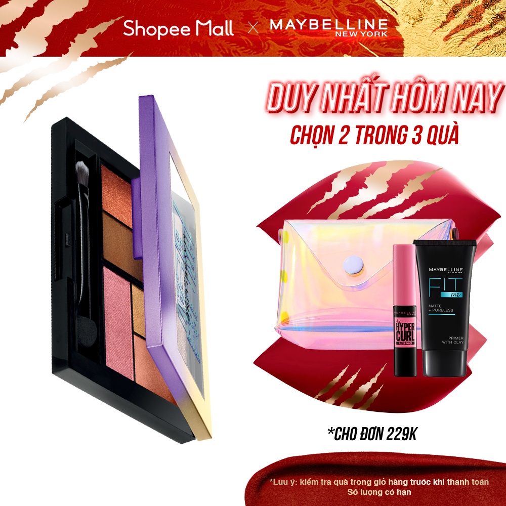 Bảng Phấn Mắt Maybelline New York 6 Màu The City Mini Palette 6.1g