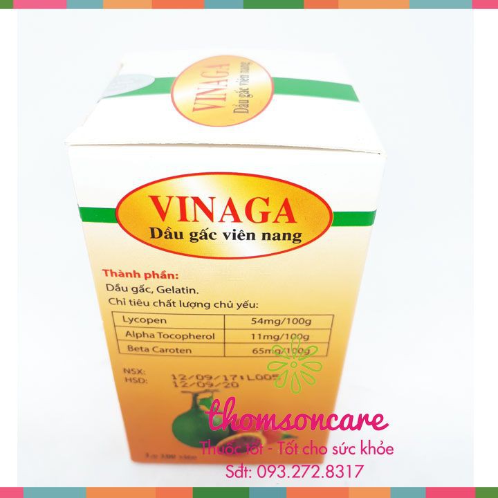 Dầu gấc Vinaga giúp sáng mắt đẹp da - ngăn ngừa lão hóa | BigBuy360 - bigbuy360.vn