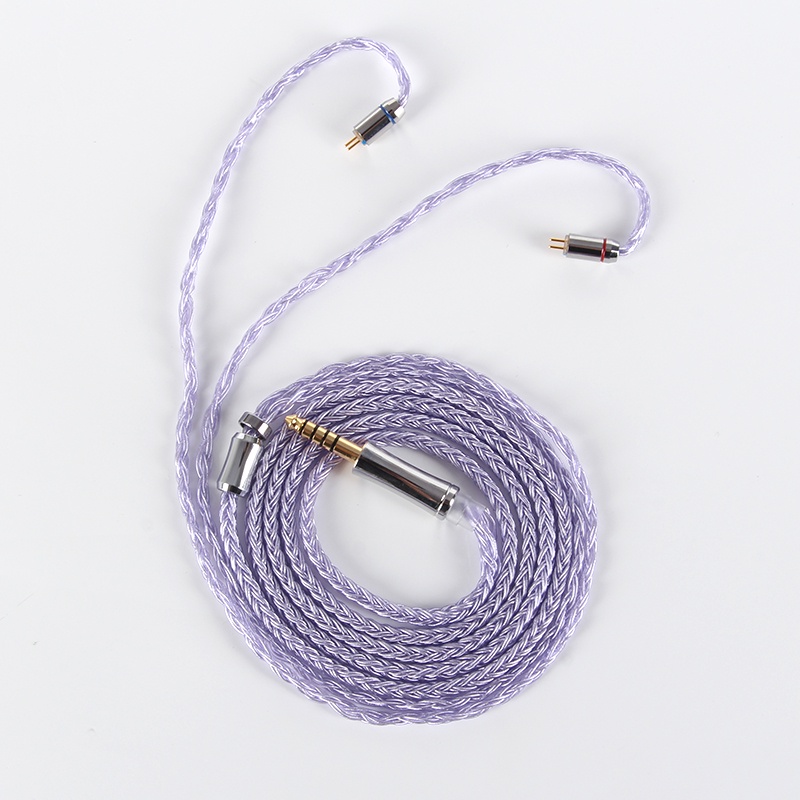 Xinhs Dây Đồng 16 Sợi Màu Tím Mạ Đồng Đơn Pha Lê Với Bạc