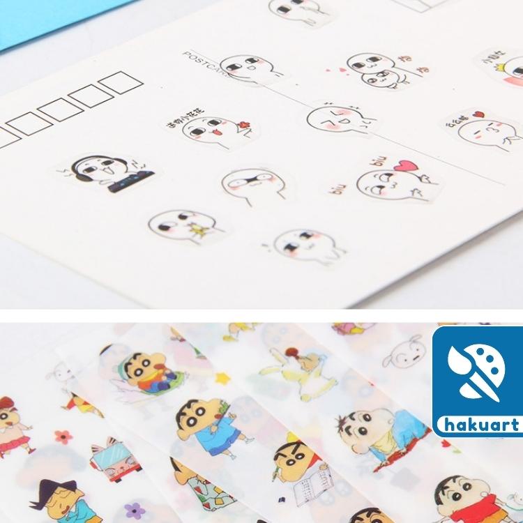 Set 6 tấm Sticker See You nhiều mẫu dễ thương - Văn Phòng Phẩm Haku