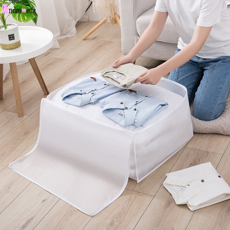 1 Tủ Quần Áo Lớn Túi Bảo Quản Quần Áo Chống Thấm Nước Chống Bụi Chăn Gối Tổ Chức Có Thể Gập Lại Hộp