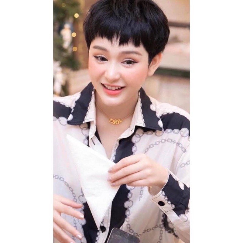 Vòng cổ dìo. r mảnh cao cấp, chocker đơn giản thanh lịch, vòng cổ thương hiệu