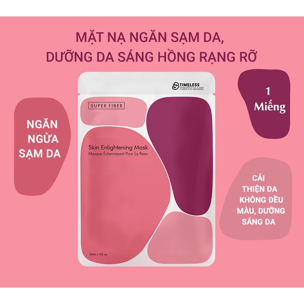 Mặt Nạ Timeless Truth Mask Skin Enlightening Giảm Sạm Da Và Dưỡng Da Sáng Hồng Rạng Rỡ 30ml