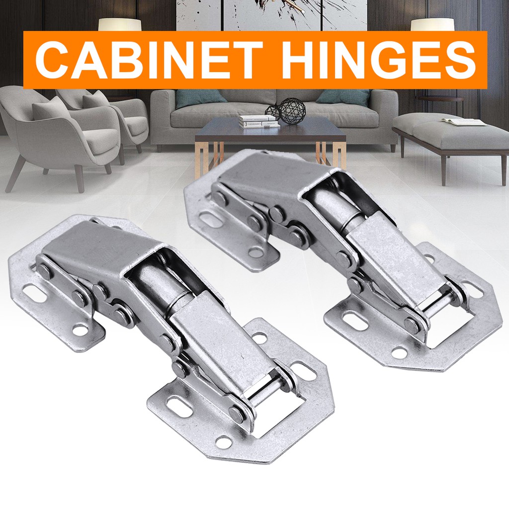 Bộ 2 Bản Lề 90 Độ Cho Cửa Tủ Chén