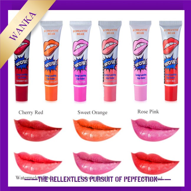 Son môi dạng xăm nhiều màu sắc thời trang cho nữ