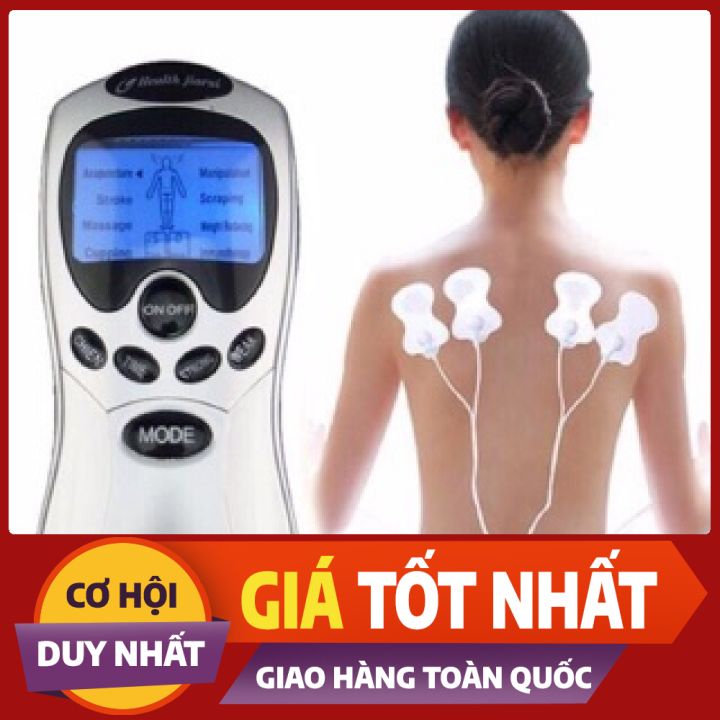 MÁY MÁT XA TRỊ LIỆU 8 MIẾNG DÁN ĐẦU RA KÉP ĐA CHỨC NĂNG