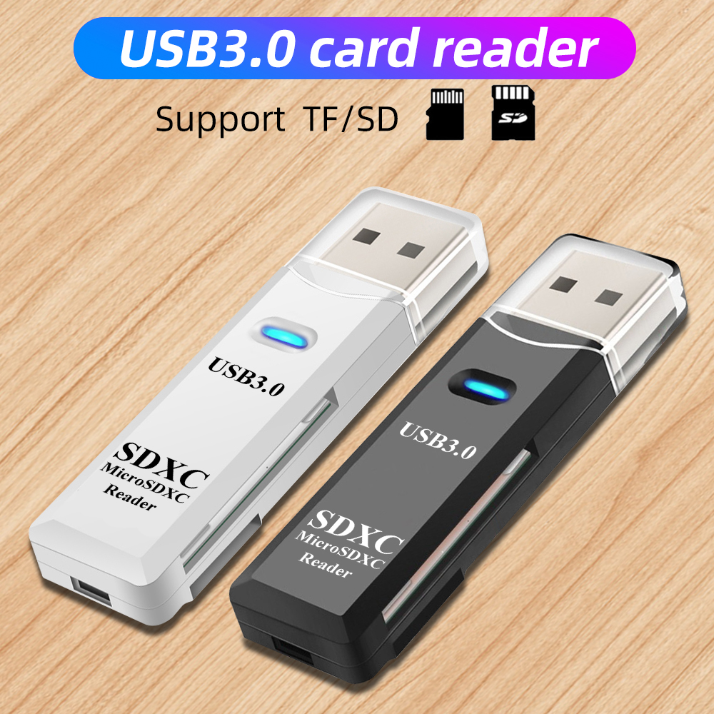 Đầu đọc thẻ USB 3.0 cho Sdxc / Sd / Tf truyền tốc độ cao