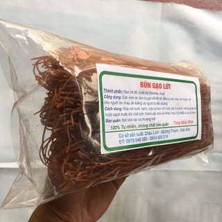 [100% GẠO LỨT ĐIỆN BIÊN] BÚN GẠO LỨT NGON – BỔ DƯỠNG (Gói 500g)