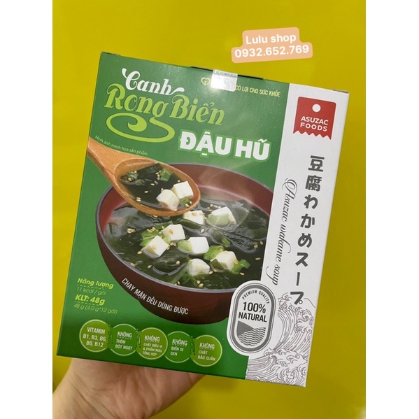 Canh rong biển Đậu hũ ASUZAC