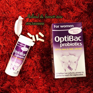  Men Vi Sinh Optibac Cho Phụ Nữ Trị Nấm Âm Đạo, Viêm Tiết Niệu 30