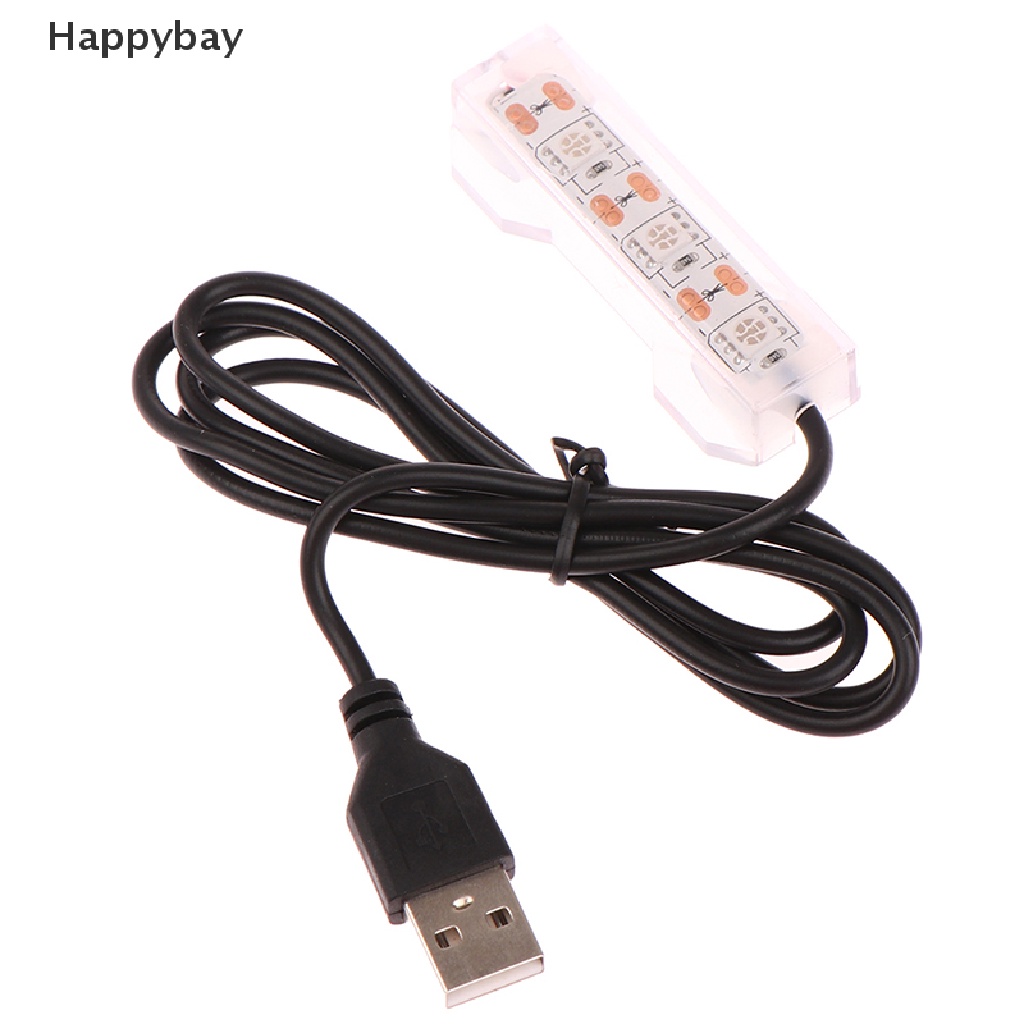 Bể Cá Có Đèn LED USB Bằng Nhựa Nhỏ Trang Trí Diy