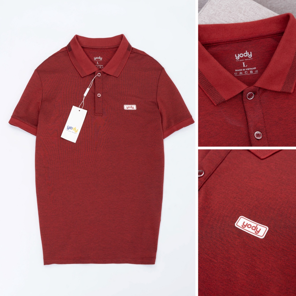 Áo polo YODY nữ mắt chim phông cộc tay cổ bẻ thoáng mát thời trang công sở APN3340