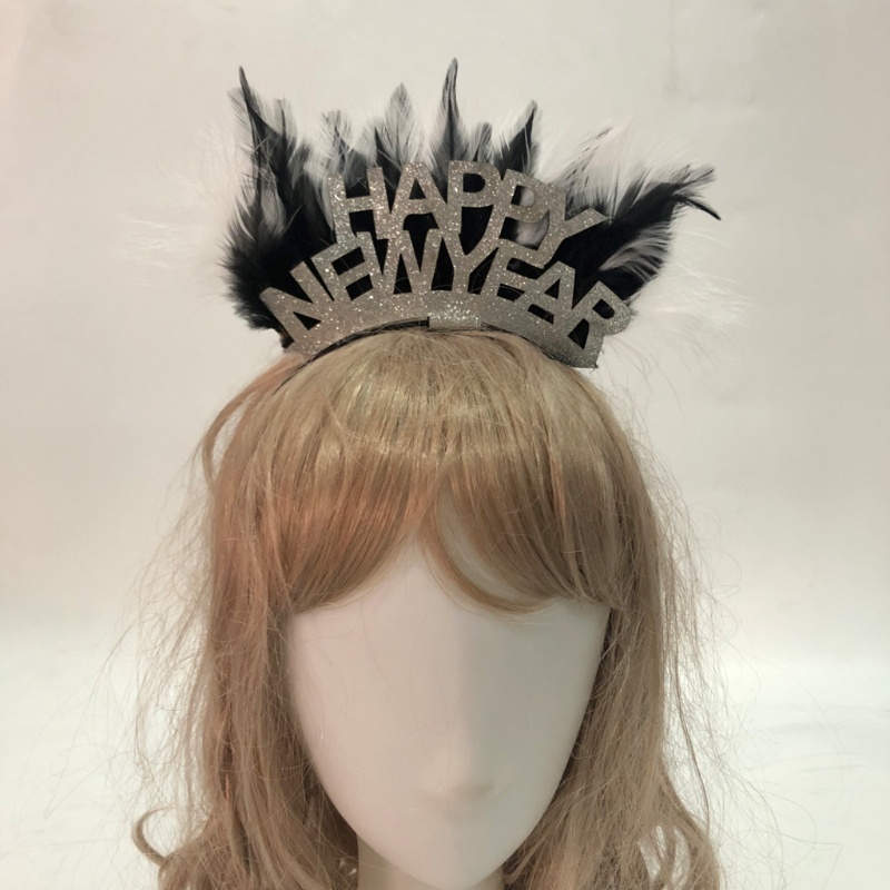 Băng Đô Cài Tóc Hình Vương Miện Giáng Sinh Năm Mới