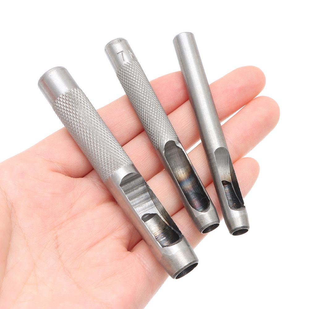 UUMIR Dụng Cụ Đục Lỗ Thắt Lưng Bằng Thép Carbon Có Thể Tháo Rời